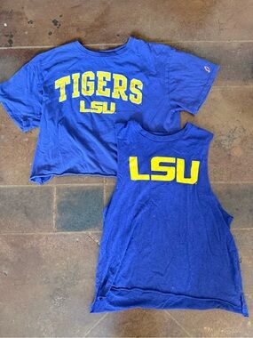 Champion LSU Blue & Yellow Kids Tee Duo